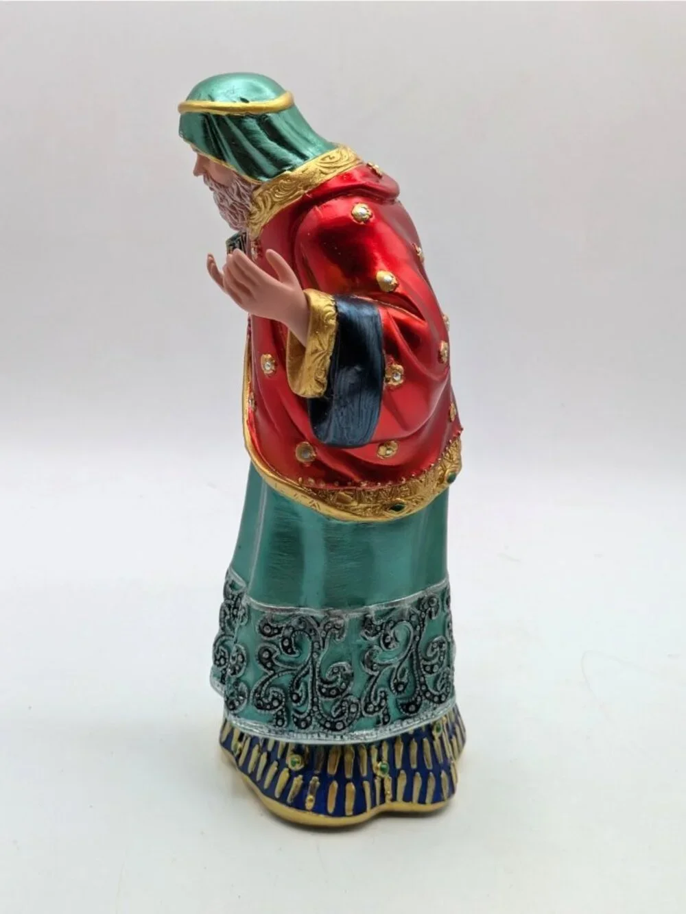King Melchior Figurine Hawthorne Village Jeweled Nativity Collection Resin 7.25